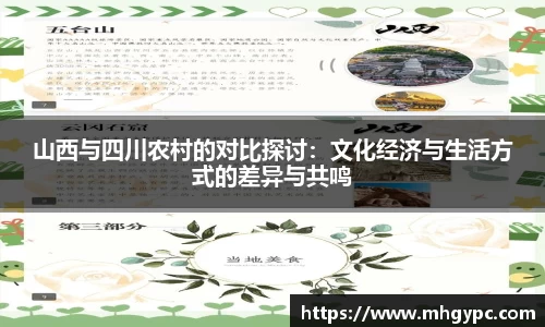山西与四川农村的对比探讨：文化经济与生活方式的差异与共鸣